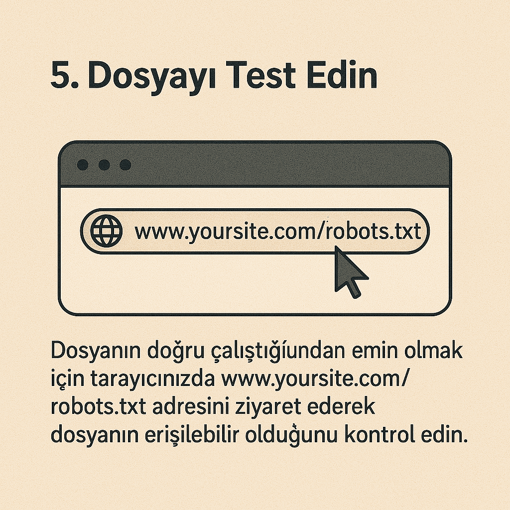 Dosyayı Test Edin